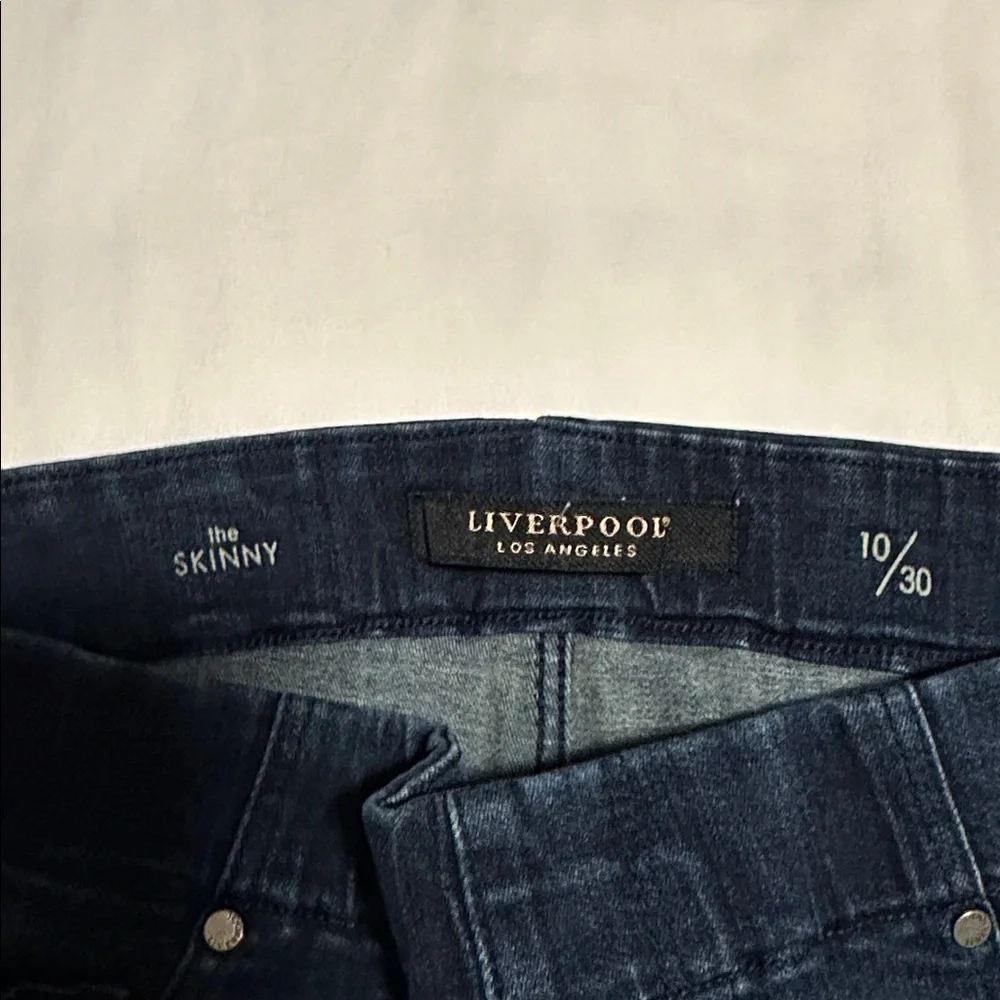 Liverpool Los Angeles Skinny Elastic Waist Jeans